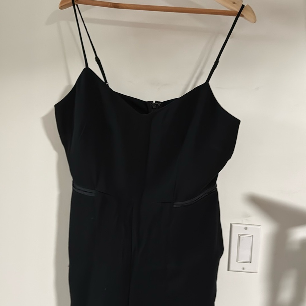 Anthropologie Sleek Black Jumpsuit